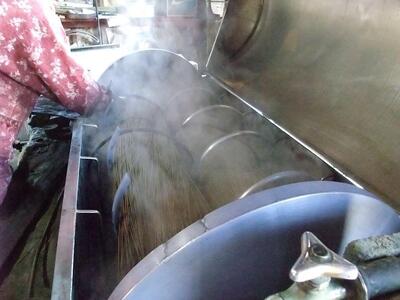 OTO い草ラグ(L)190×190cm【POKI-POKI GY】