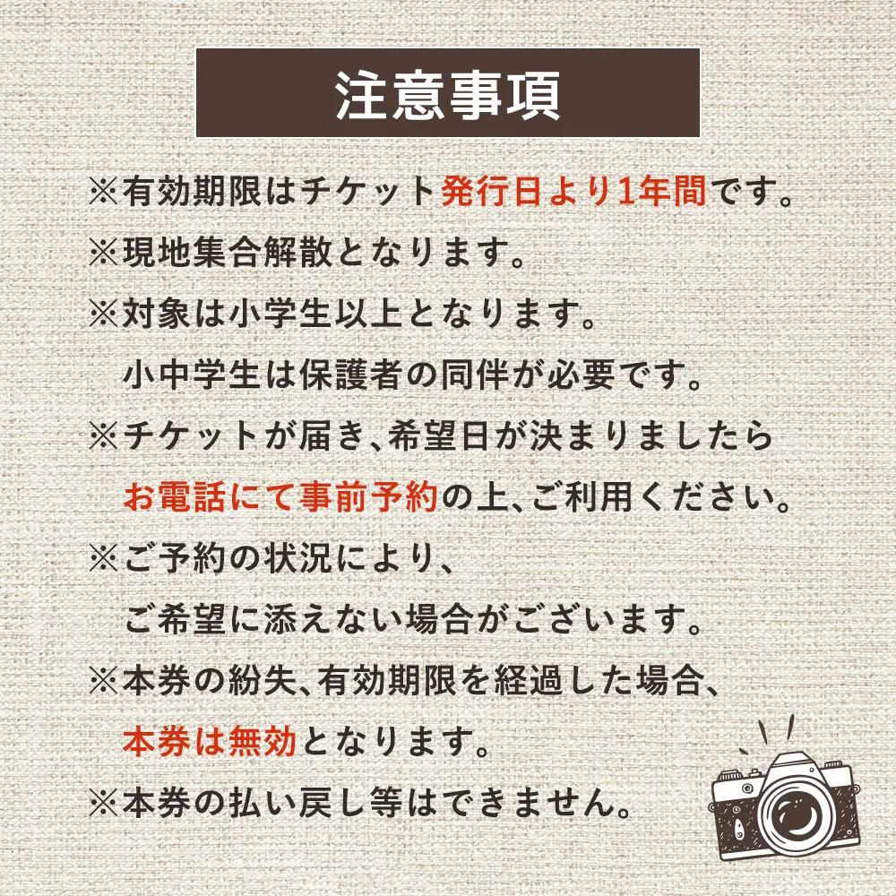 まちなか散策フォトツアー体験チケット(2人分)【3201301】