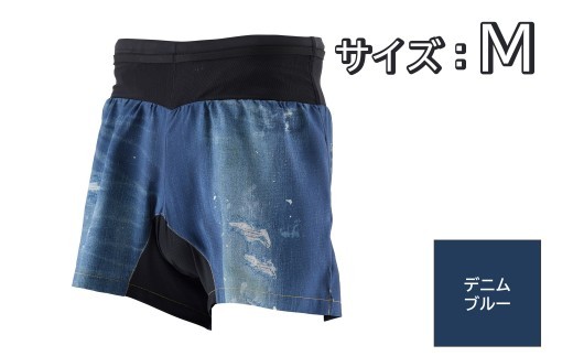 WILD DRY DENIM V ランニングパンツ PM6ポケット ショート 7inch（レディース）デニムブルーM［TRP5009S-9120-M］