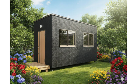 簡単設置の本格木造ユニット レブユニット「デミック」4型