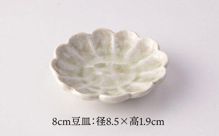 【美濃焼】HANAZARA -花皿- 17cm皿 8cm豆皿 ホワイト 【TOKI MINOYAKI／丸利玉樹利喜蔵商店】食器 プレート 小皿[MEE154]