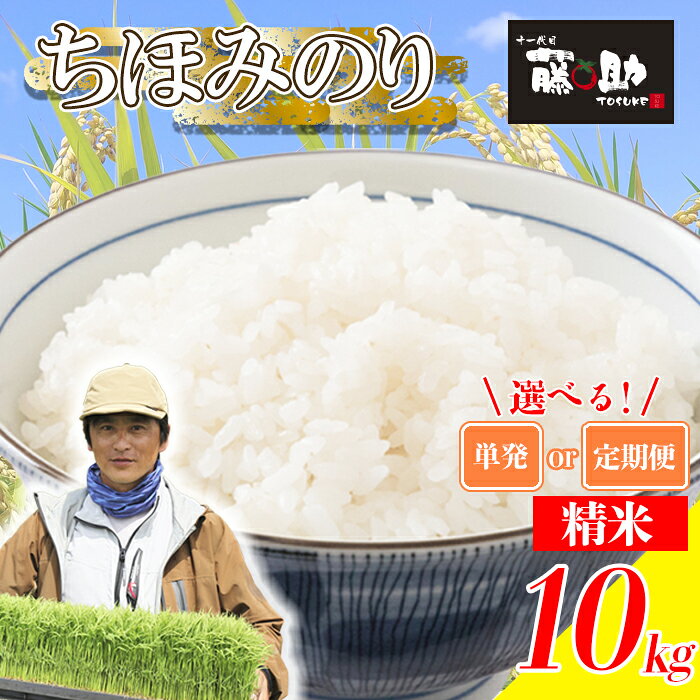 【ふるさと納税】【令和8年産】 新米 岩手県産 ちほみのり 精米 10kg 選べる 単発 3ヶ月 定期便 ／ 白米 米 お米 国産 こめ おこめ コメ ご飯 ごはん ライス 産地直送 農家直送 八幡平市産 国産米 はくまい せいまい 東北 岩手県 八幡平市 送料無料 十一代目藤助