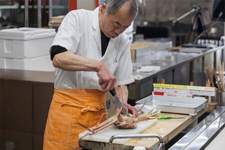 【年内発送】迎春12/28～12/30お届け　調理済　松葉蟹カニスキセット【訳あり】約二人前(大サイズ900～1000ｇ1匹入り)