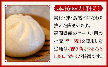 【全12回定期便】武遊のこぶし（らー麦肉まん）6個セット《築上町》 【武遊プロセッシング】肉まん 豚まん 飲茶[ABCX012] 肉まん人気 肉まんおすすめ 定番肉まん 簡単肉まん 肉まんお取り寄せ 