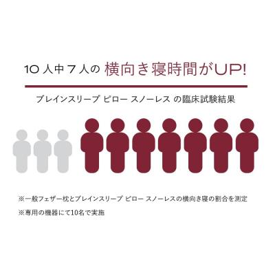ふるさと納税 玖珠町 ブレインスリープ ピロー スノーレス + カバー ( オーガニック ) ミッドナイトネイビー |  | 02