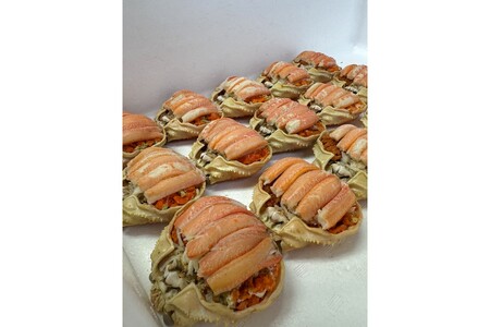 セイコガニ甲羅盛Mサイズ　3個セット　