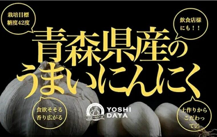 【ふるさと納税】にんにくのよしだ家 青森県産にんにく 中/大/特大 サイズを選べる 福地ホワイト種 【2024年産】高品質 大蒜 ニンニク ガーリック 国産 薬味 スタミナ 野菜 おすすめ 送料無料 野菜 健康食品 免疫力向上 滋養強壮 にんにく 青森県 三戸町 R0407