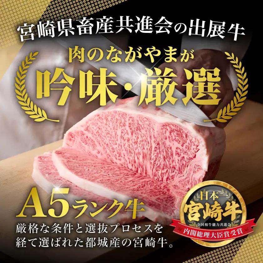 【和牛枝肉共励会牛】(A5)宮崎牛リブロースブロック1kg〔AF-25-002〕_(都城市) 宮崎県 宮崎牛 リブロース 1000g ブロック肉 真空 品評会出展牛 特別セット