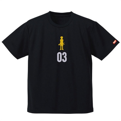 JTTA公認　卓球ユニフォーム【男女兼用(ドライ):Lサイズ】プレイヤー　03　ブラック