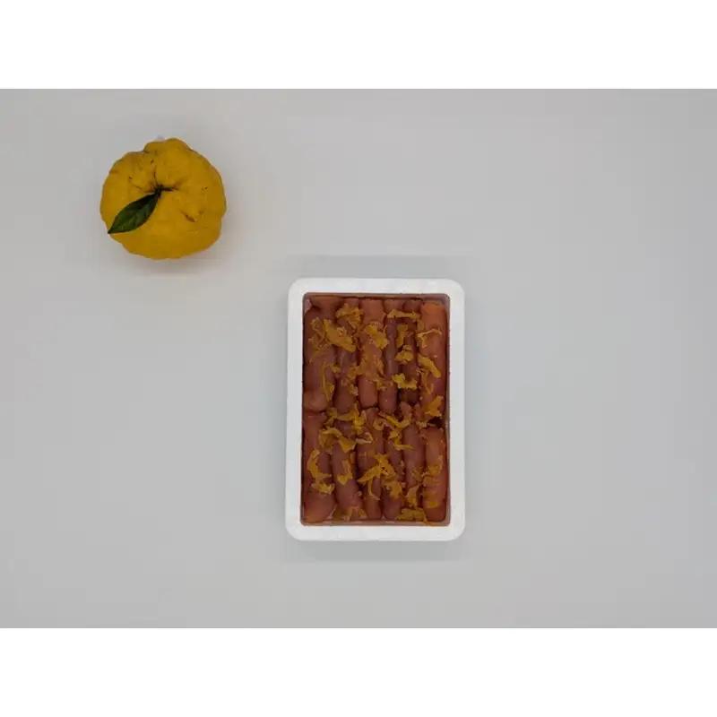 【訳あり】辛子明太子ゆず皮入り切大 500g【091-0003】