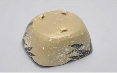 乾山写 雪笹紋向付 5個【水間焼伏原窯】