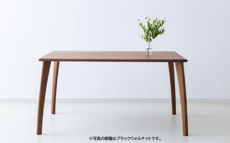 TEAシルキー ダイニングテーブル W1400 材種が選べる | ダイニングテーブル テーブル ダイニング 幅140cm 木製家具 飛騨の家具 家具机 天然木 無垢材 雉子舎 AP025〔テーブル人気