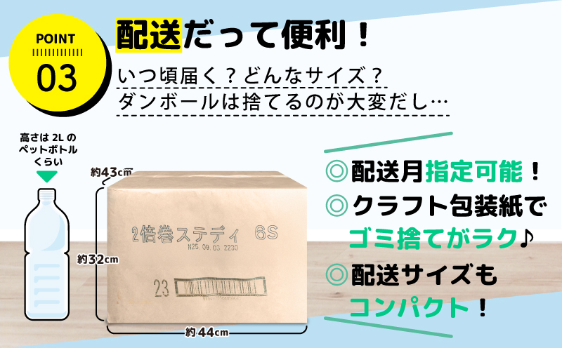 【2026年6月発送】 トイレットペーパー シングル 2倍巻き 6ロール×8パック 計48ロール 96ロール相当 無香料 備蓄 防災 沼津 鶴見製紙 再生紙