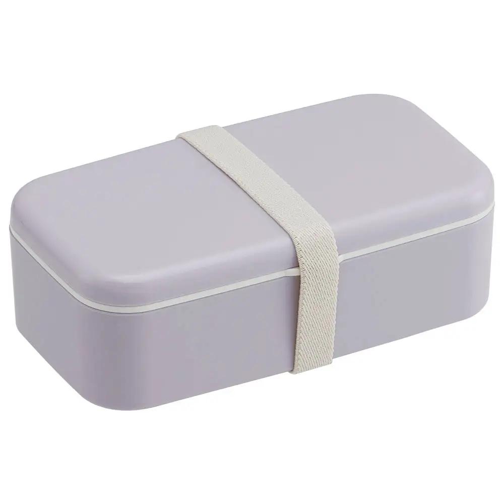 箸付き 弁当箱 600ml 1段 バイオマス PLB6HB セピア カラー ラベンダー 奈良県奈良市 skt101 スケーター 672491