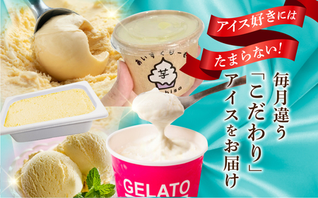 アイスマニア定期便 全3回 定期便 スイーツ デザート アイス おやつ ミルクアイス ミルクジェラート ジェラート 焼き芋アイス 焼き芋 アイス 訳あり 業務用 業務用アイス 期間限定 数量限定 愛知