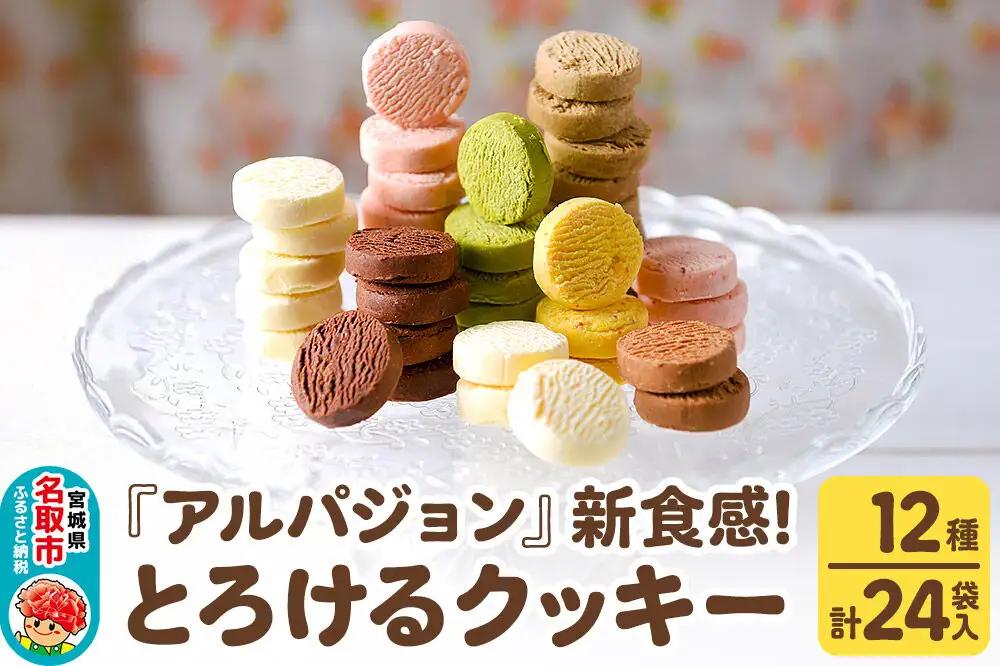アルパジョン とろける クッキー 12種 計24袋入