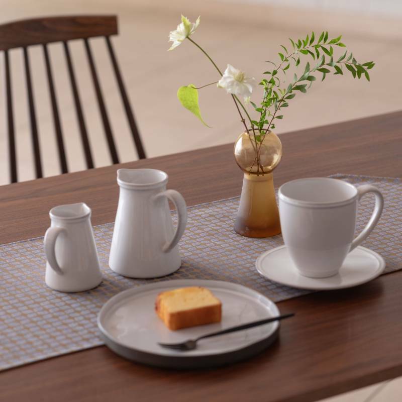 Calm Table runner with tassel／カルム テーブルランナー タッセルつき Sサイズ インディゴ wsg0032_イメージ2