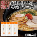 【ふるさと納税】老舗蕎麦屋の辛味噌ラーメン 1袋/約2人前×3袋 (合計6人前) [小川製麺所] FY24-182