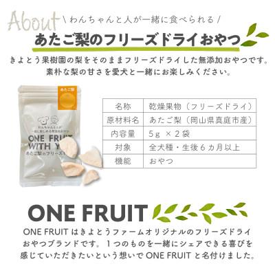 ふるさと納税 真庭市 【お試しサイズ】あたご梨のフリーズドライおやつ(5g×2袋) 無添加おやつ(岡山県産) |  | 01