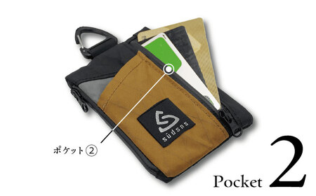 Multi Pouch（Black） マルチポーチ 小物入れ 多機能 コンパクト 岐阜市 / sudsns[ANGB001]