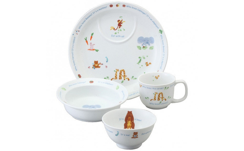 ナルミ みんなでたべよっ！ 幼児セット 4点セット 40433-33139