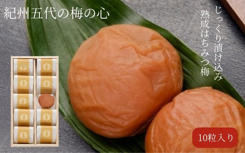 紀州五代梅の心　10粒　【azmn008B】