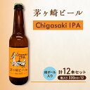 【ふるさと納税】茅ヶ崎ビール (IPA) 12本セット　【お酒　ビール　クラフトビール　瓶入り　化粧箱入り】　【 地ビール 瓶ビール アルコール飲料 家飲み 晩酌 バーベキュー BBQ 】