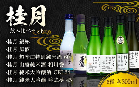 土佐の地酒・桂月飲み比べ300ｍLセット