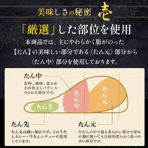 仙台名物 柔らか 厚切り 牛タン 750g (250g×3袋) ｜ 牛タン