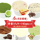 【ふるさと納税】＜6ヶ月定期便＞ 富山県産牛乳使用！ 人気 ジェラート 6種類 6個 セット 【Himi Gelato】アイスミルク アイス ピスタチオ ミルク いちご チョコレート 抹茶 チョコチップ 定期便 頒布会 6回 6ヶ月 富山県 氷見市 富山県産 牛乳 自家製 こだわり