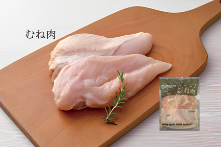 鶏肉 森林どり 4kg 【むね肉2kg(1kg×2パック) 手羽元2kg(1kg×2パック)】