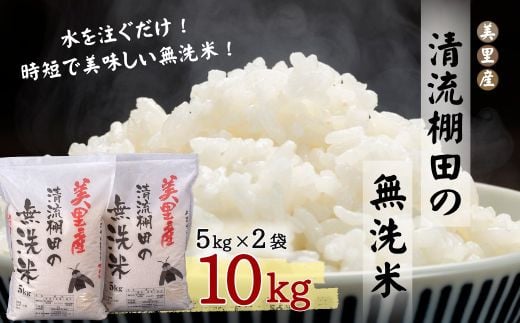 【先行予約】ふるさと納税【令和６年度米】美里産　清流棚田の 【無洗米】 10kg　ヒノヒカリ　白米