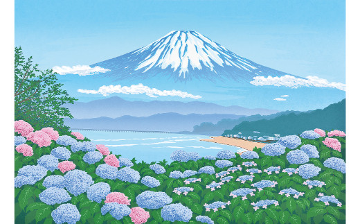 「映花」【 版画 額付 小川手漉和紙 小暮真望 東松山 埼玉県 】