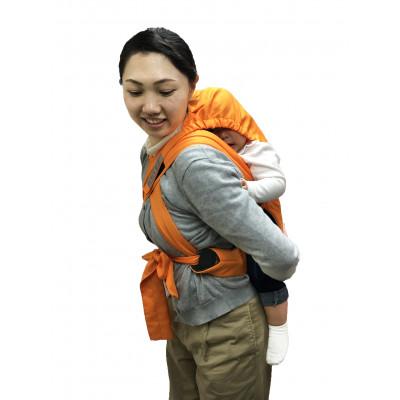 ふるさと納税 小美玉市 EVACKiDS　避難くん　避難用1人抱きひも式キャリー　オレンジ |  | 01
