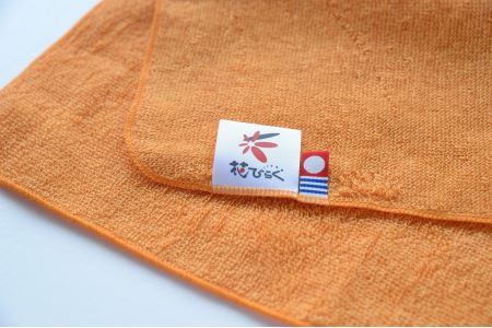（今治タオルブランド認定）みかんハンカチ３個セット 今治タオル 防臭 抗菌 ハンカチ [IA05350]