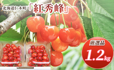 さくらんぼ 1.2kg 紅秀峰 LMサイズ混合 サクランボ