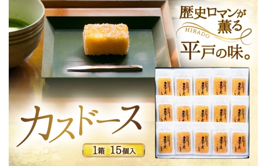 カステラ 長崎 平戸蔦屋 カスドース 15本 [つたや總本家 長崎県 平戸市 hr42bgy410099] お菓子 菓子 スイーツ 焼き菓子 焼菓子 おやつ