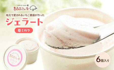 ジェラート いちごミルク アイス ジェラート【6個】