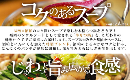牛もつ鍋 味噌味 15人前（3人前×5セット）