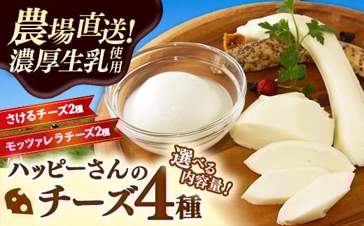 
            【選べる内容量】ハッピーさんのチーズ4種セット 4個 8個 12個 チーズ モッツァレラ さけるチーズ  牛乳 おつまみ ちーず 乳製品  生乳 乳 国産 国産チーズ 食べ比べ セット 詰合せ 詰め合わせ アソート 家飲み 有塩 無塩 プレーン ブラックペッパー 岩手 岩手県 岩手町 ハッピーヒルファーム
          