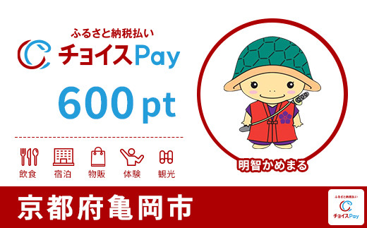 
            亀岡市チョイスPay 600pt【会員限定のお礼の品】
          