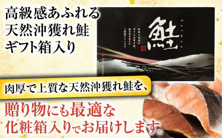 <年内配送可>天然沖獲れ鮭1切×10P(約1kg) B-11060