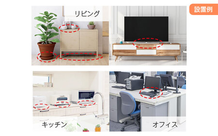 耐震マット びくとも震（小）8枚入×3セット / 家具固定 転倒防止 地震対策 防災グッズ 透明 / 稲沢市 / イイダ産業 [BMAC005]