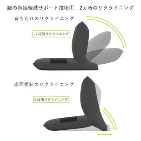 ZAGUN　フロアチェア　スラント2　レッド_雑貨・日用品 椅子・チェア・ソファ 家具・インテリア _【1463735】