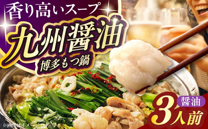 【ご家庭用】 博多もつ鍋（醤油味）3人前 築上町 / 株式会社 海千[ABEQ013]