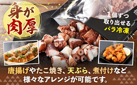 北海道知床羅臼産たこのブツ切り　500g