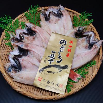 ふるさと納税 浜田市 山陰浜田　創業大正10年香住屋のこだわり干物「のどぐろ一夜干し(4〜5尾)約560g」