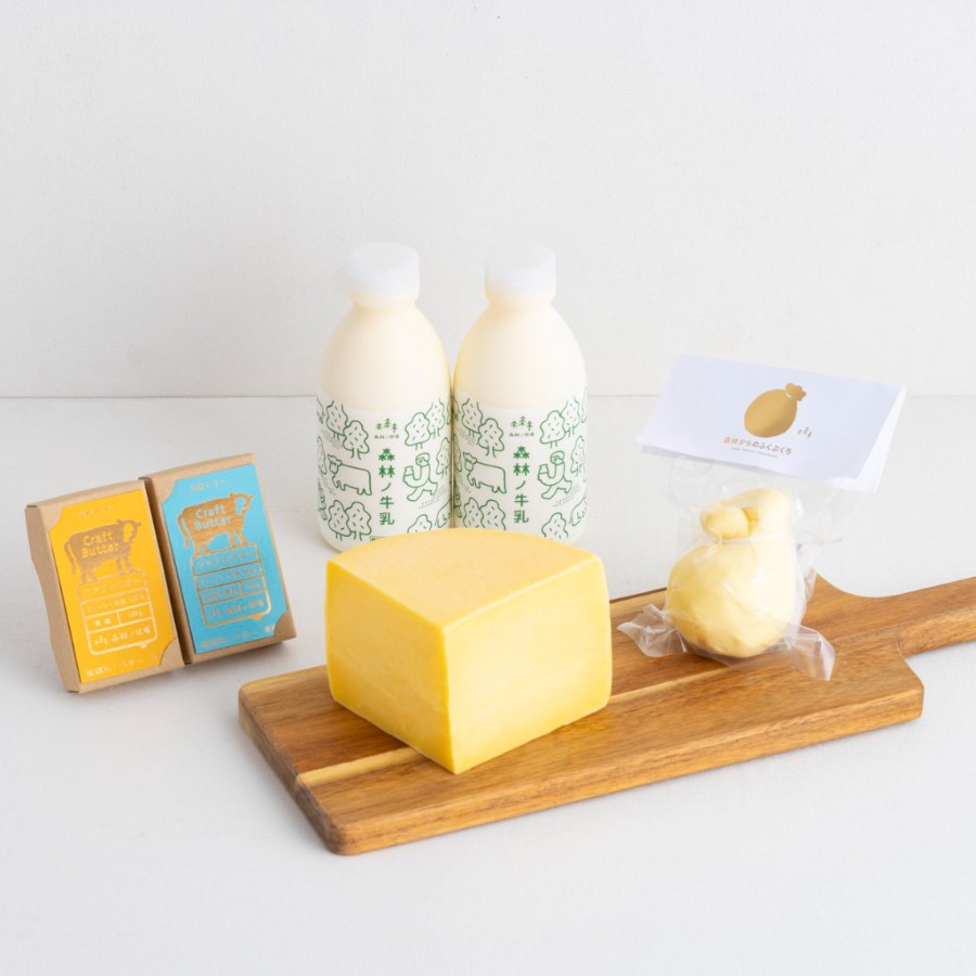 放牧ジャージーミルクの熟成セミハードチーズと乳製品セット