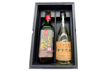酒 焼酎 じゃがたらお春 かぴたん 720ml 各1本
