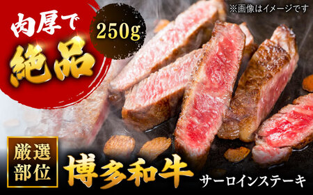 【年内発送対象】博多和牛 サーロイン ステーキ 250g[250g×1枚]  ▼サーロイン ステーキ 肉 和牛 博多 国産 牛 BBQ 桂川町/株式会社 MEAT PLUS[ADAQ004] 10000 10000円